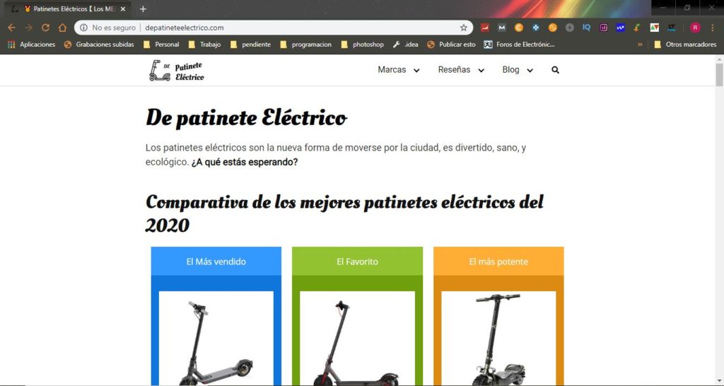 de patinete eléctrico