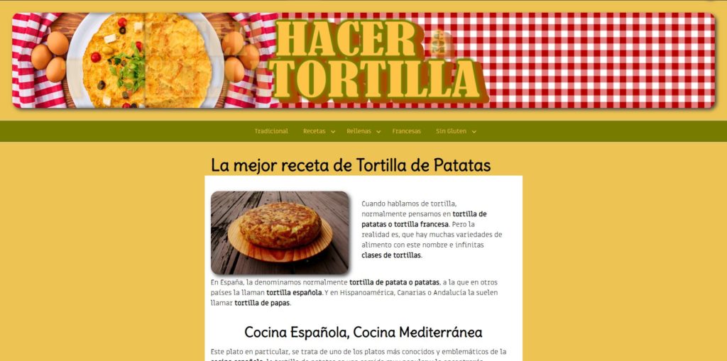 hacer tortilla